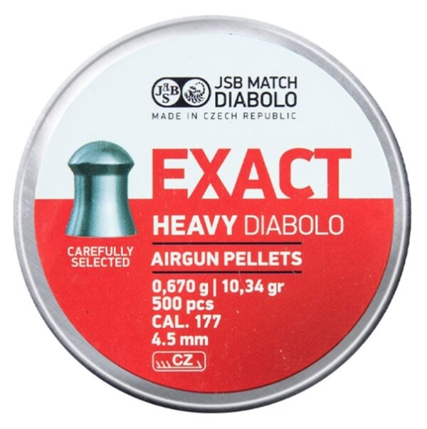 Poston Jsb Exact Heavy Cal 4.5 10.34 Gr 500 Pcs