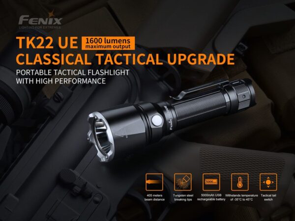 Linterna FENIX TK22 UE 1600 Lumenes - Imagen 2