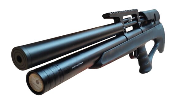 RIFLE PCP BLACK MOOSE P35 RESINA NEGRO CAL 5.5 - Imagen 3